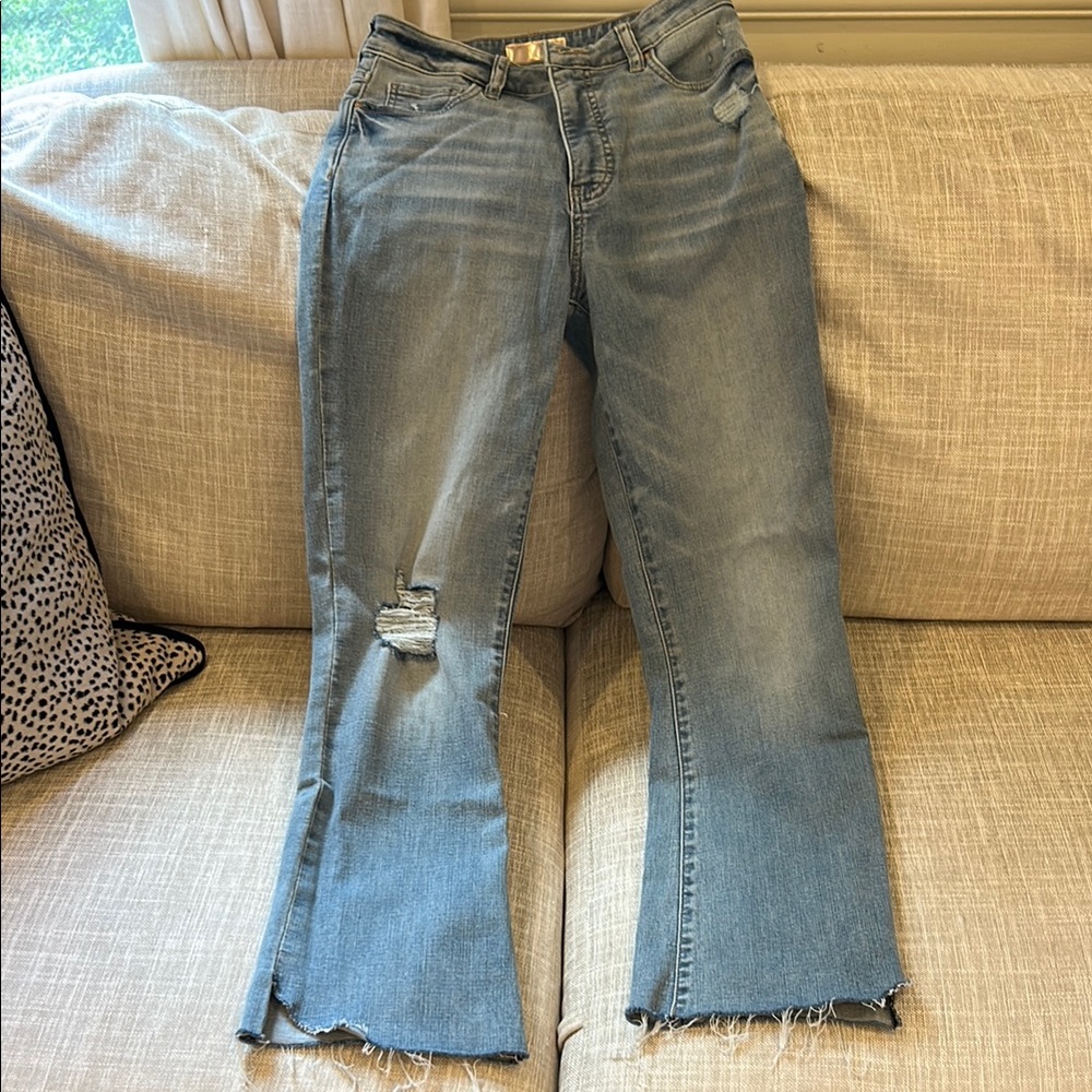 Kut from the Kloth Blue Flare Wide Leg Jeans